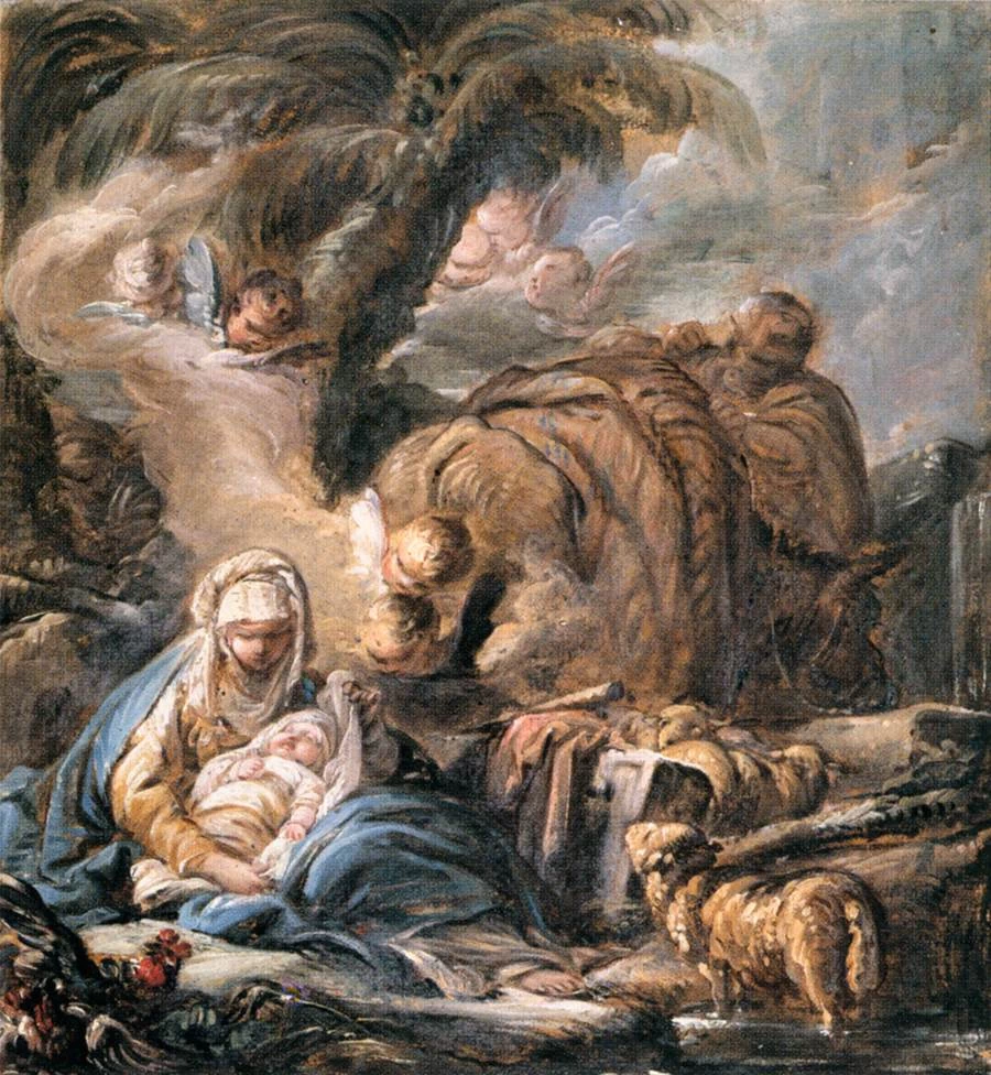 La fuga in Egitto - Musée du Louvre, Paris
